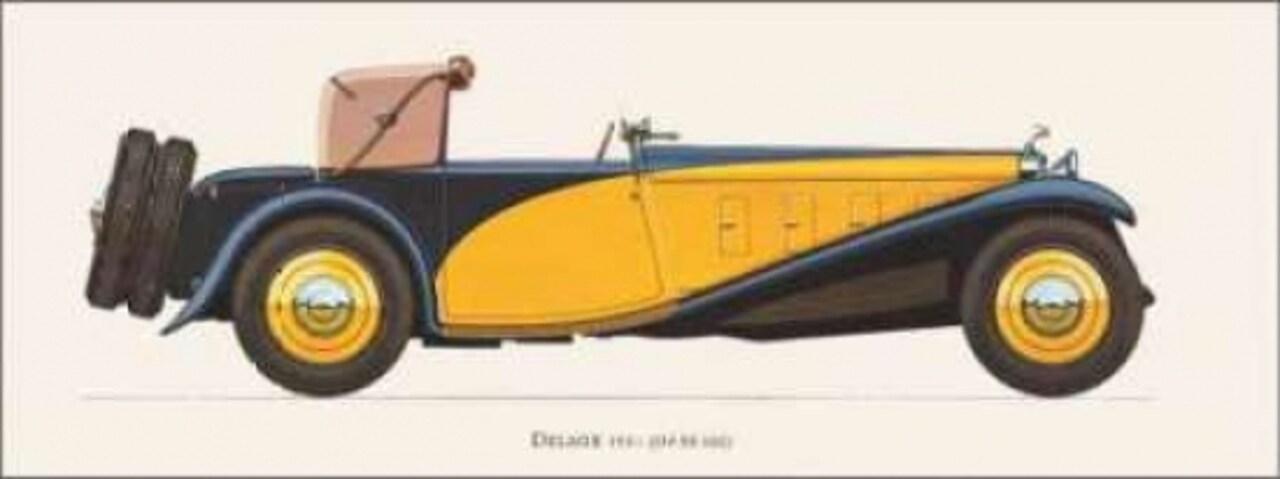 Delage 1933 Poster Print by Antonio Fantini - Item # VARPDXCC2389
